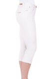 Jane Cropped Skinny Pants | White