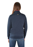 Merino Quarter Zip Rugby Jumper | Navy