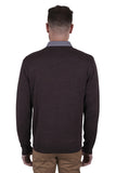 Mens Lachlan Knit Jumper | Chestnut Marle