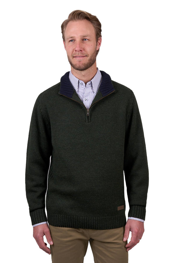THOMAS COOK MENS MASON 1/4 ZIP JUMPER