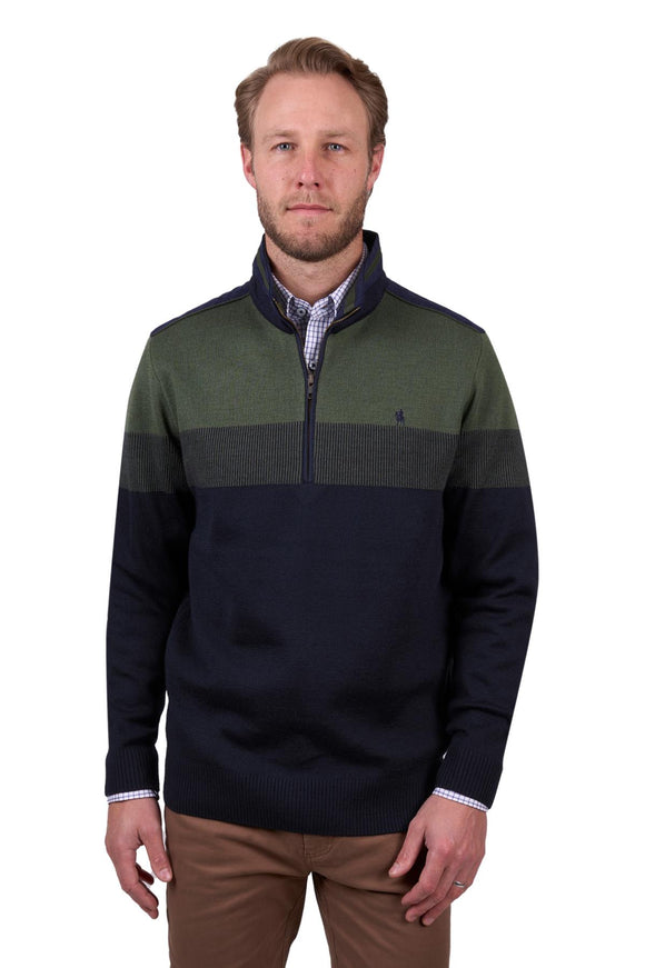 THOMAS COOK MENS ROY 1/4 ZIP JUMPER