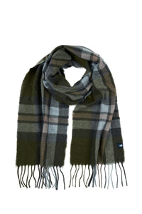 THOMAS COOK BONNEL SCARF CHARCOAL/OLIVE