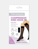 THERAPEUTIX 70D COMPRESSION KNEE HIGHS | BLACK