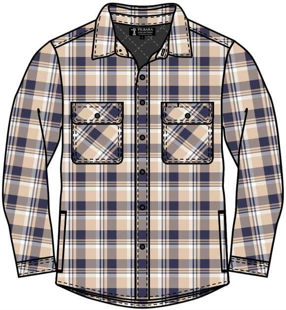 Pilbara Quilted Flannelette Jacket L/S RM123QS