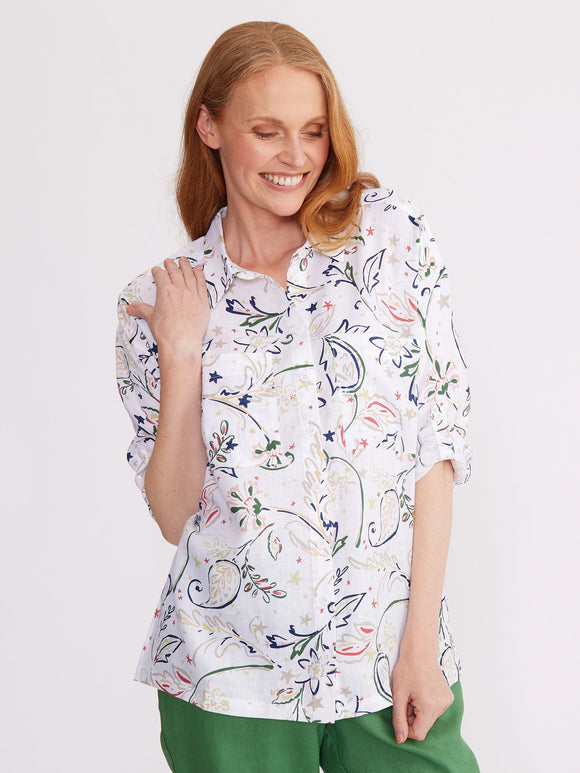 YARRA TRAIL Star Flower Print Shirt