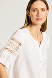 Yarra Trail Lotus Shirt | White