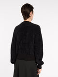 MARCO POLO FLUFFY KNIT BOMBER| BLACK | 3599