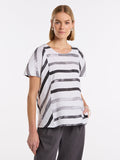 MARCO POLO Brushed Stripe Top