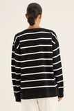 YARRA TRAIL INFINITY SWEAT BLACK / ECRU