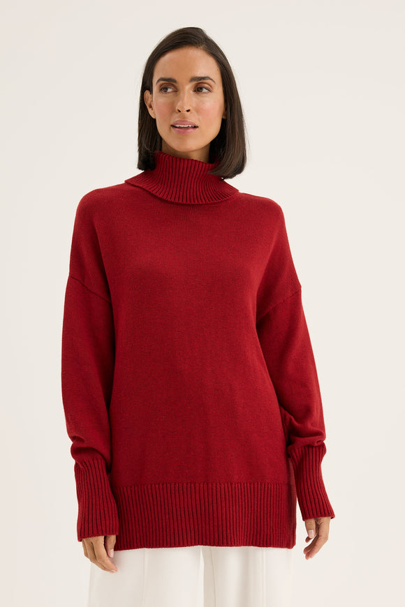 YARRA TRAIL SCARLET KNIT Jumper