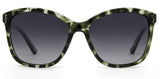 Carve Lila Polarized Sunglasses | Green Tort with Grey Gradient Lense