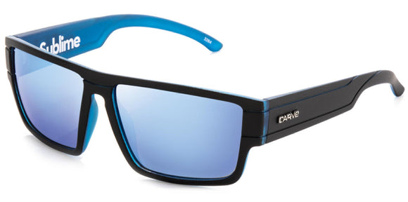 CARVE|Sublime  Blue Iridium / Matt Black Frame Sunglasses