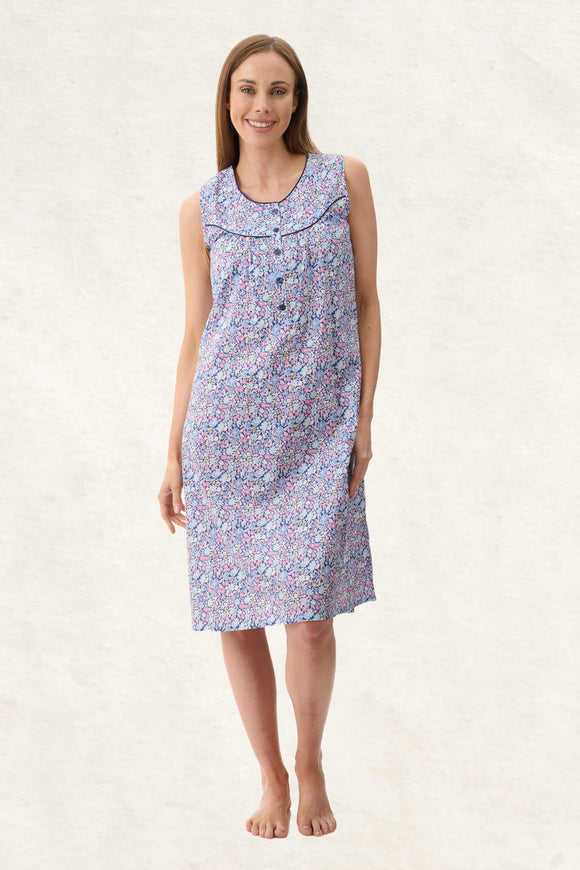 GIVONI DAISY SLEEVELESS SHORT NIGHTIE | 6BV15D