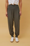 Solid Harem Pants | Khaki