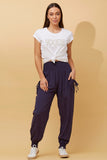 Solid Harem Pants | Navy