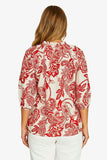 JUMP | Bohemia Ruffle Neck Top