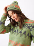 Fairisle Jumper | Foliage Green Mix