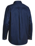 Open Front Original Cotton Drill Shirt L/S | Navy