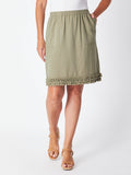 Prudence Upcycle Skirt | Khaki
