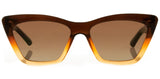 Carve Tahoe Sunglasses | Chocolate Brown to Toffee Brown Gradient with Brown Gradient Lens