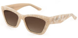 Carve Tahoe Sunglasses | Creamy Quartz with Brown Gradient Lens