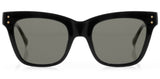 Carve Leopold Sunglasses | Gloss Black and Muted Tort Temples with Grey Lens