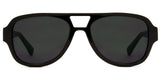Carve Zion Sunglasses | Gloss Black with Dark Grey Lens