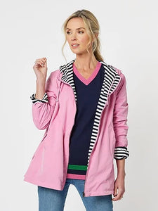 Reversible Anorak | Pink and Striped