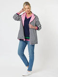 Reversible Anorak | Pink and Striped