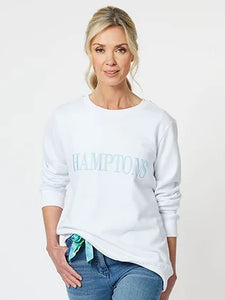 Hamptons Sweat | White