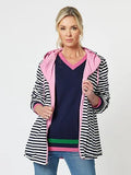 Reversible Anorak | Pink and Striped