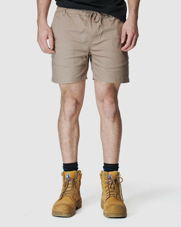 ELWD Men's Elastic Basic Short | Stone