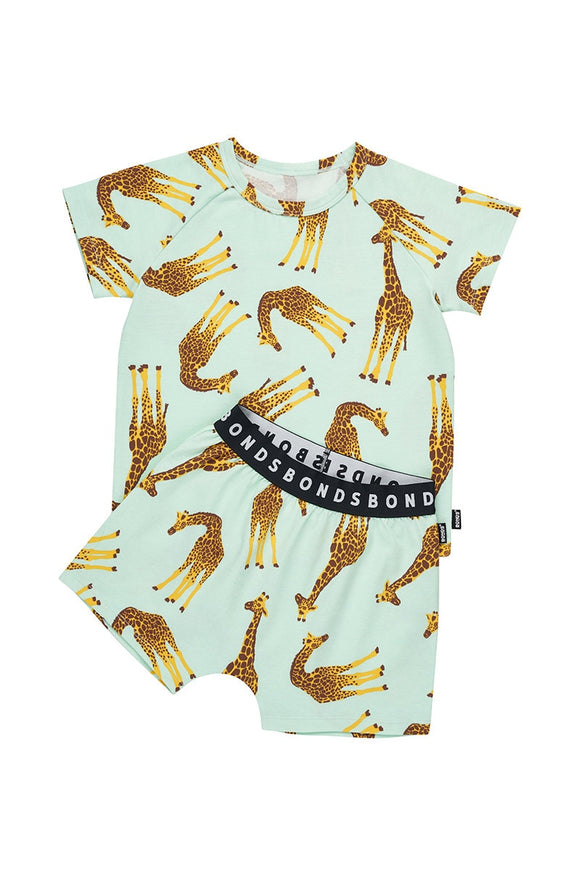 Bonds Kids Tee Sleep Set | Giraffe Print