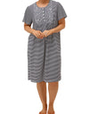 Schrank Stripe Cotton Jersey Nightie -Navy