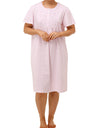 Schrank Stripe Cotton Jersey Nightie -Pink