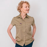 Light Weight Shirt Extended S/S | Khaki