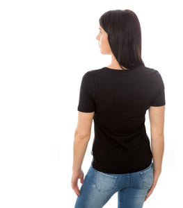 Bamboo Textiles Womens S/S T-Shirt Black