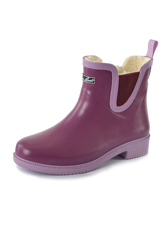 Ladies Wynyard Gumboot | Plum, Black, Dark Khaki & Night Shadow Blue