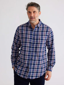Stride Cotton Brush Shirt | Dusted Grape