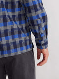 Benny Cotton Brush Shirt | Galactic Cobalt