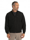 Microfibre Bomber Jacket | Black