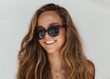 Carve Harpo Polarized Sunglasses | Gloss Black with Smoke Lens