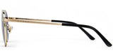 Carve Heidi Sunglasses | Brushed Gold with Dark Grey Lens