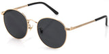 Carve Heidi Sunglasses | Brushed Gold with Dark Grey Lens