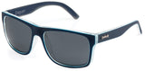 Carve Crimson Polarized Sunglasses | Matt Navy-Clear with Crystal-Grey Lens