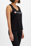 Champion Script Racerback Singlet | Black