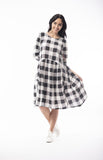 Orientique Gingham Bubble Dress