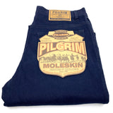 Pilgrim Men's 5 Pocket Western Moleskin Jean| Navy