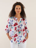 Arts Flower Print Shirt