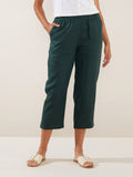 Washed Linen Cropped Pant NO IMAGE OCEAN